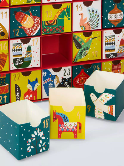 Square Fill Your Own 25 Day Advent Calendar