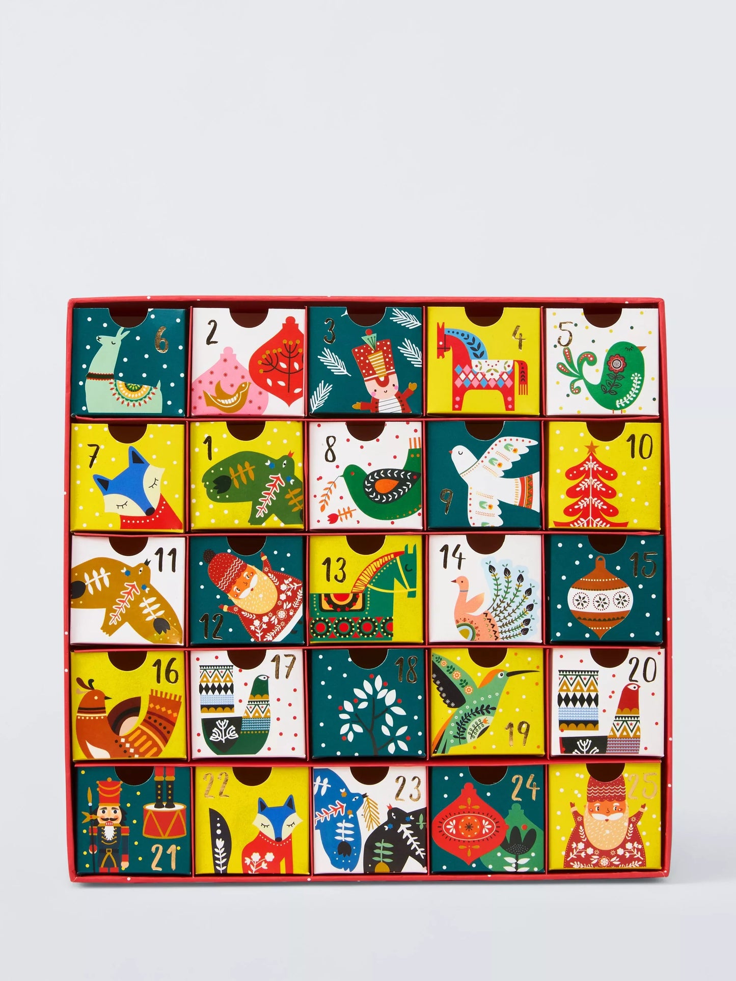 Square Fill Your Own 25 Day Advent Calendar
